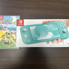 Nintendo Switch Lite ターコイズ あつまれ どうぶつの森付き