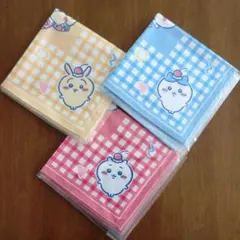 ちいかわ　クレープくじ　D賞　うさぎ　ハチワレ　ちいかわ　各1点3点セット