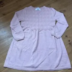 H&M 長袖ワンピース ピンク 110/116