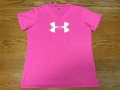 UNDER ARMOUR 半袖Tシャツ ピンク YXL 160