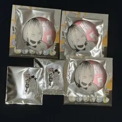 ハイキュー　ファンパーク　デコレクション　缶バッジ　孤爪研磨 5点セット