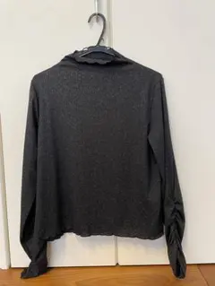 【未着用品】ブラックラメ入りトップス　長袖　3Ｌサイズ