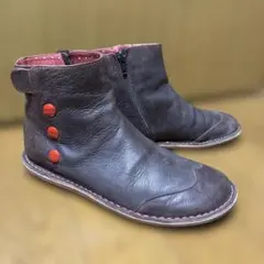 CAMPER レザーショートブーツ ダークブラウンのサムネイル