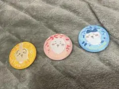 ちいかわ 刺繍缶バッジビスケット2 うさぎ ちいかわ ハチワレ