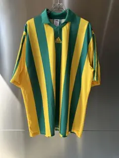 希少90sアディダス ヴィンテージ ガンバ大阪 92/93ゲームシャツ メンズ 希少 80s デサント製【ADIDAS／アディダス】メッシュゲーム