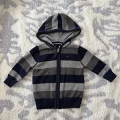 TOMMY HILFIGER ベビー ニットパーカー6-9Mosのサムネイル
