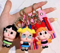 パワーパフガールズ アクリルキーホルダー 3個セット