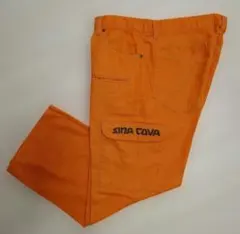 SINA CAVA オレンジ カジュアルワークパンツ W92