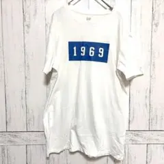 GAP Tシャツ 半袖 1969ロゴ ホワイト Sサイズ　ギャップ　プリント