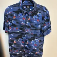 Quiksilver 半袖シャツ パームツリー柄のサムネイル