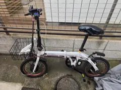 【歳末SALE開催中！】折りたたみ電動アシスト自転車 ERWAYA02 ホワイト 51534-541-