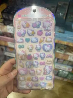 本日限定価格！キティ　コットンパフィー　キャラクターシールセット