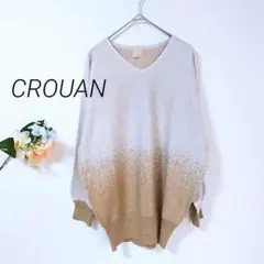 3.3【美品】セルーアン ニット セーター グラデーション Vネック カジュアル