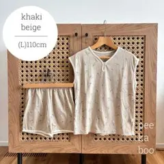 【peekaboo】ピーカブー キッズ コットン 半袖 パジャマ 110 女の子