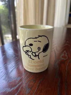 週末限定値下げ中！ レア物◎SNOOPY スヌーピー コップ 陶器 レトロ