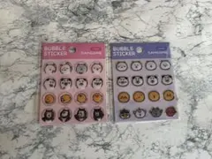 韓国 限定　ナガノマーケット ナガノのくま 自分ツッコミくま　シール　2つセット