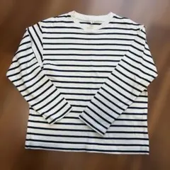 UNIQLO ボーダー 長袖カットソー 140cm