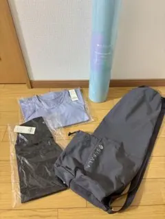 【新品未使用】LAVA SUKALA ヨガマット＋バッグ＋ウェア上下セット（S）