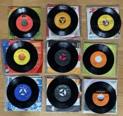 7インチ　昭和 邦楽 洋楽　レコード　9枚セット　①