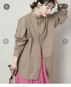 FREAK'S STORE ブラウンシャツ サイズF フリークスストア