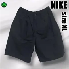 NIKE ナイキ ハーフパンツ ブラック系 サイズXL 刺繍 メンズのサムネイル