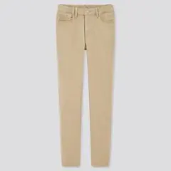 UNIQLO ウルトラストレッチスリムフィットパンツ ベージュ 100サイズ