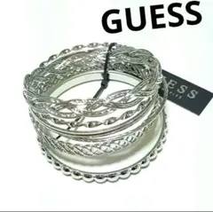 新品未使用 ゲスGUESS/ 6連バングル 　シルバーのサムネイル