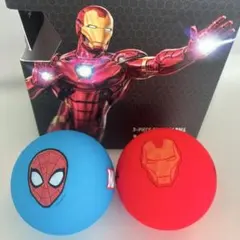 MARVEL ゴルフボール 2個セット　アイアンマン　スパイダーマン