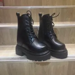 【+16.5cm】コスプレ用厚底ブーツ(24.5cm)