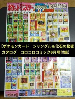 ピ*ウ様 ポケモンカード ジャングル&化石の秘密 カタログ ポスター