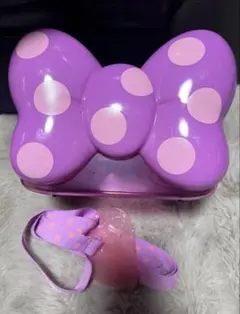 ミニー ポップコーンバケット リボン型 パープル