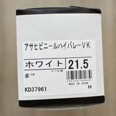 アサヒビニールハイバレー-VK ホワイト 21.5cm
