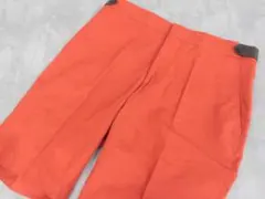 ▲HERMESエルメス ショートパンツ ウエストベルト オレンジのサムネイル