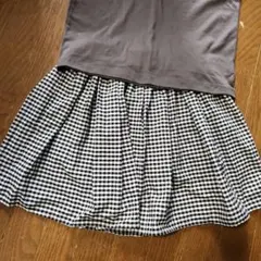 グローバルワーク　ギンガムチェック　スカート