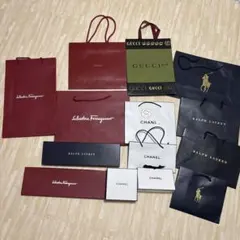 m*️様 フェラガモ 他ブランド ネクタイ用 空箱 ショッパー