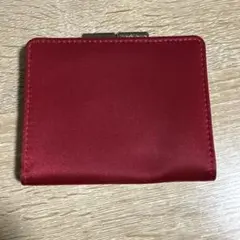 ピンキー&ダイアン コインケース レッド がま口 ナイロン