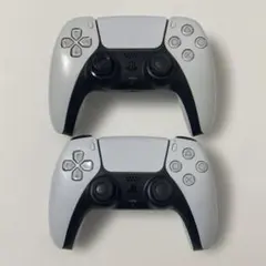 DualSenseワイヤレスコントローラー(ホワイト) 2台セット ジャンク扱い