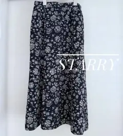 【STARRY】山陽商会 SANYO花柄 ロングスカート レトロ Sのサムネイル