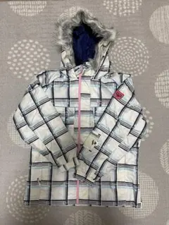 子ども用スキーウェアセット（チェック柄）