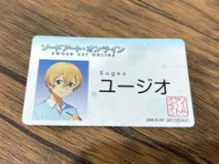 ソードアートオンライン アニメイトフェア特典 教員証風カード ユージオ