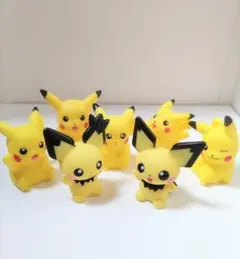 ポケモンキッズ ピチュー ピカチュウ 指人形 ソフビ フィギュア