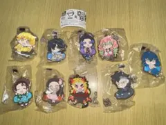 鬼滅の刃 ばんちょうこう ラバーマスコット 弍ノ型 全9種 コンプ