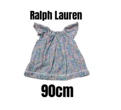 【ラルフローレン】美品　花柄トップス　女の子　可愛い　90cm
