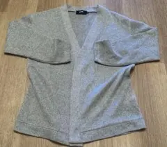 AZUL by moussy グレー　長袖カーディガン