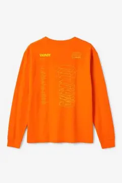 VAUNDY オレンジ ロングスリーブ Tシャツ