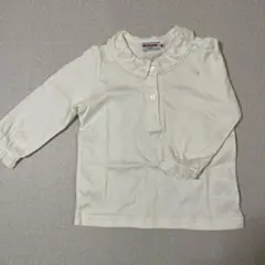 MIKIHOUSE フリル襟長袖シャツ 80