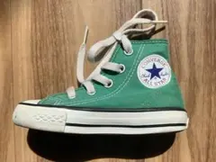 Converse All Star 緑色 ハイカット キッズスニーカー