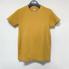 UNIQLO U レディース Lサイズ 半袖 クールネック Tシャツ マスタード