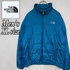 ノースフェイス 中綿 ダウンジャケット 海外限定カラー ブルー XLサイズ
