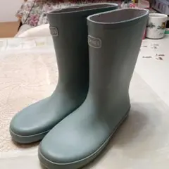 OMNES オムネス　キッズ　22cm レインシューズ　モスグリーンのサムネイル